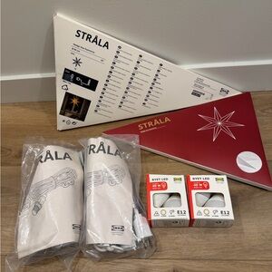 IKEA STRÅLA Red Star LED Light